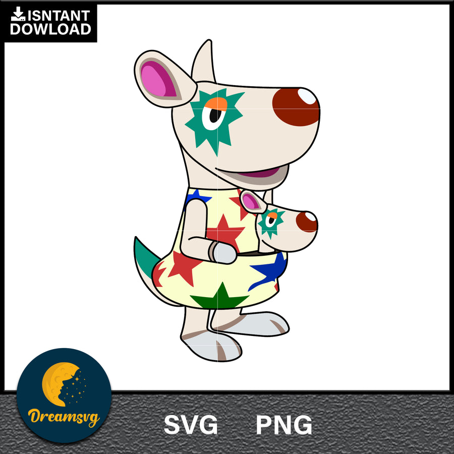 Astrid Animal Crossing Svg, Animal Crossing Svg, Animal Crossing Png, Cartoon svg, svg, png digital file