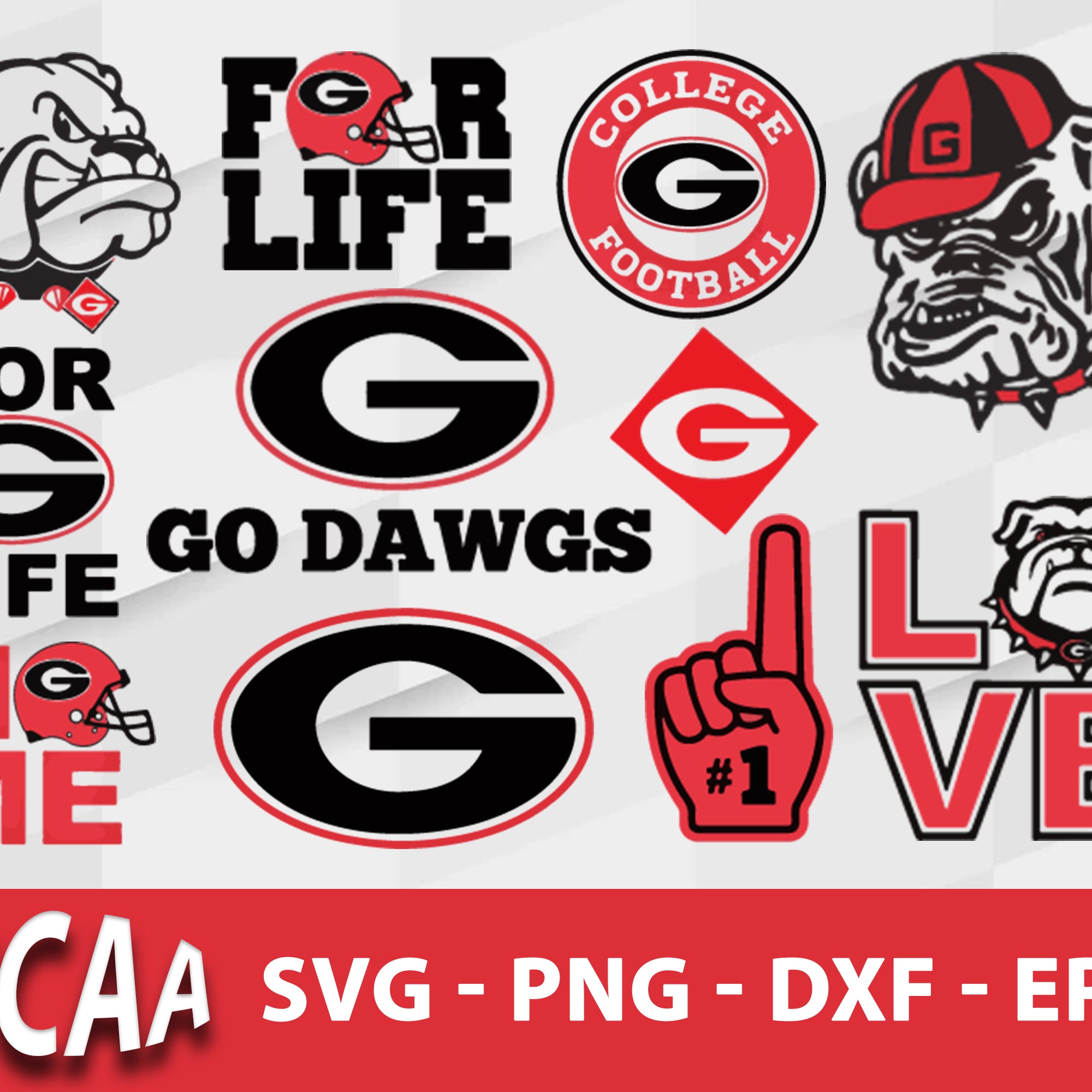 Georgia Bulldogs Svg Bundle, Georgia Bulldogs Svg, Sport Svg, Ncaa Svg, Png, Dxf, Eps Digital file.