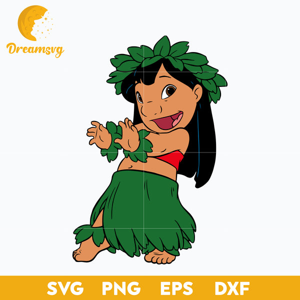Lilo SVG, Lilo and Stitch SVG, Cartoon SVG, PNG, DXF, EPS Digital File ST0024344