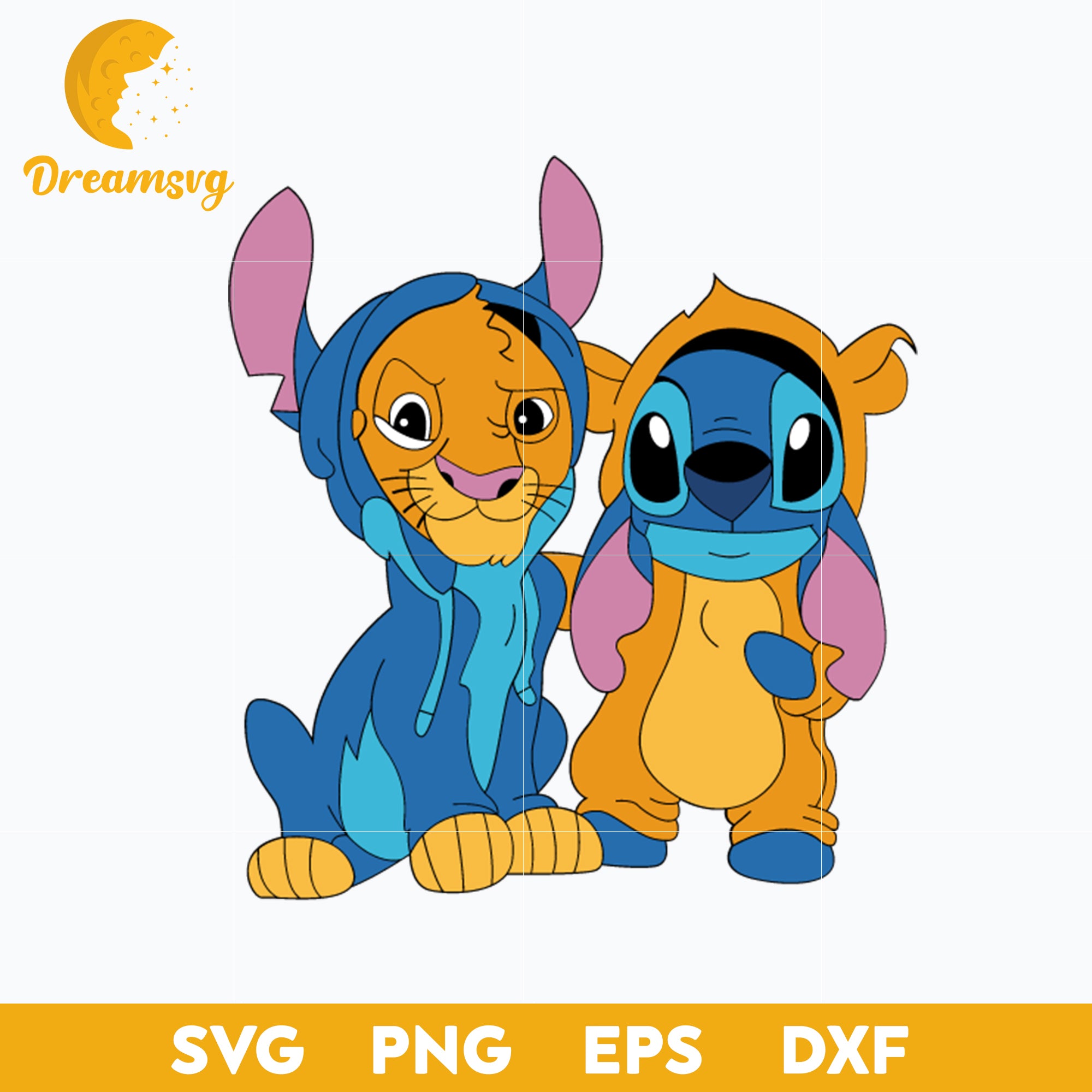 Stitch And Simba Best Friend SVG, Stitch And Simba SVG, Stitch Hallowe ...