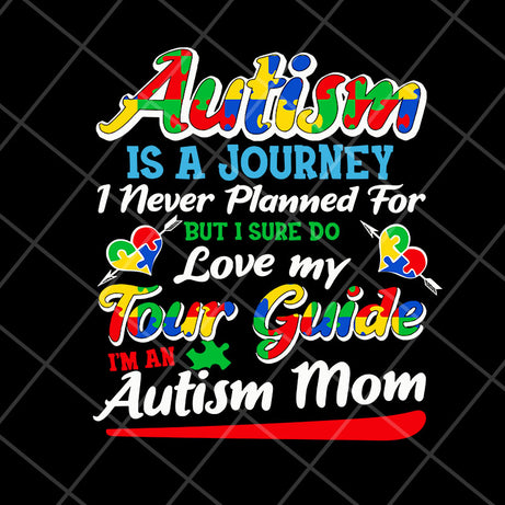 Autism Mom svg, png, dxf, eps digital file FTD06052110