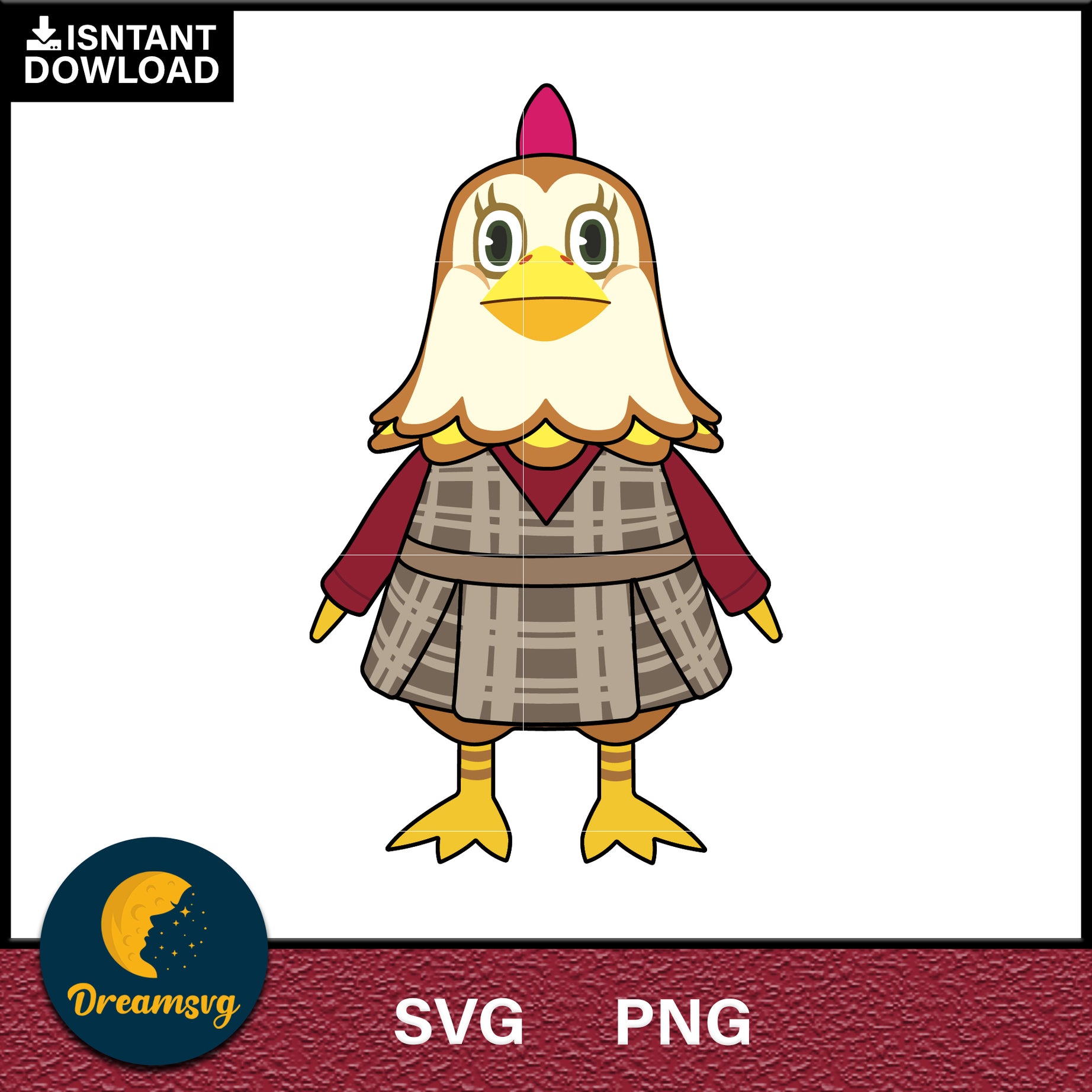 Ava Animal Crossing Svg, Animal Crossing Svg, Animal Crossing Png, Cartoon svg, svg, png digital file
