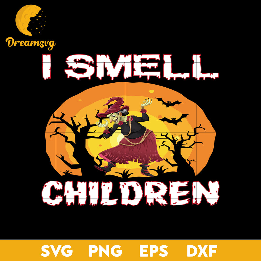 I smell chidren svg, Halloween svg, png, dxf, eps digital file.