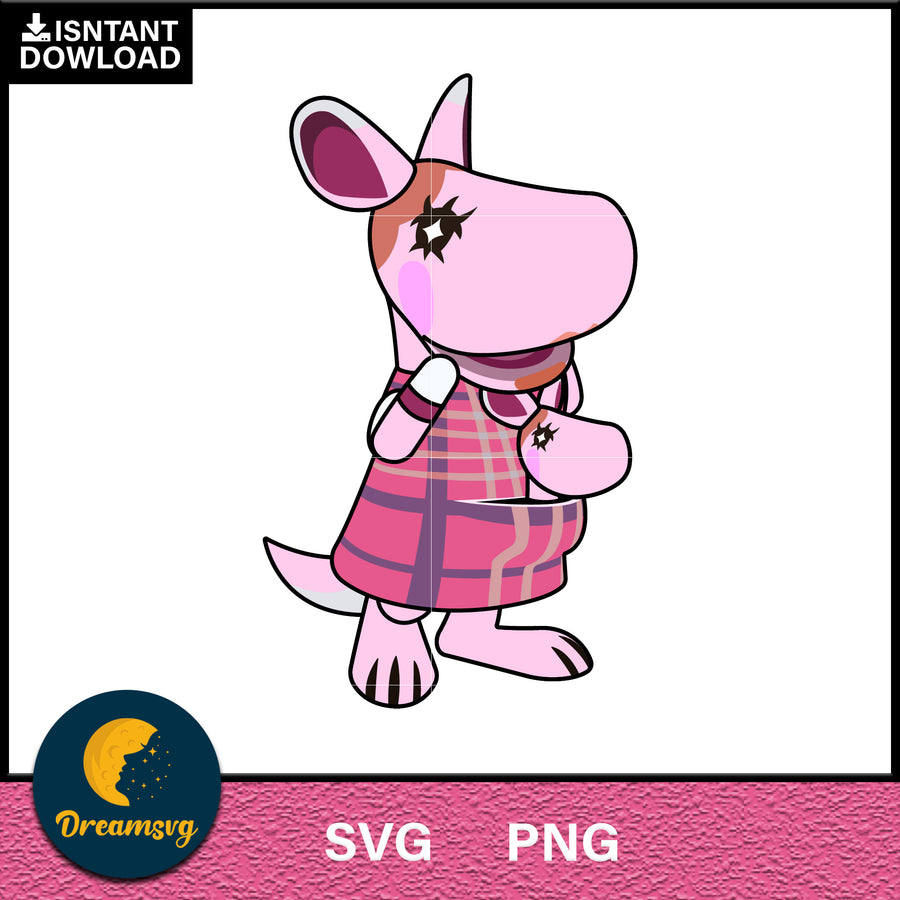 Marcie Animal Crossing Svg, Animal Crossing Svg, Animal Crossing Png, Cartoon svg, svg, png digital file