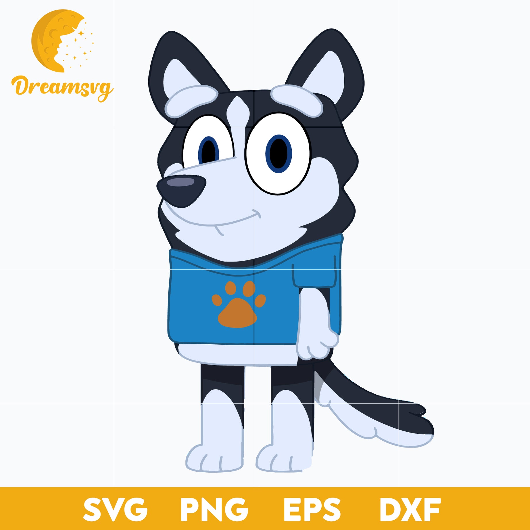 Bluey Svg, Bluey character svg, Bluey Cartoon svg, cartoon svg, png, dxf, eps digital file.