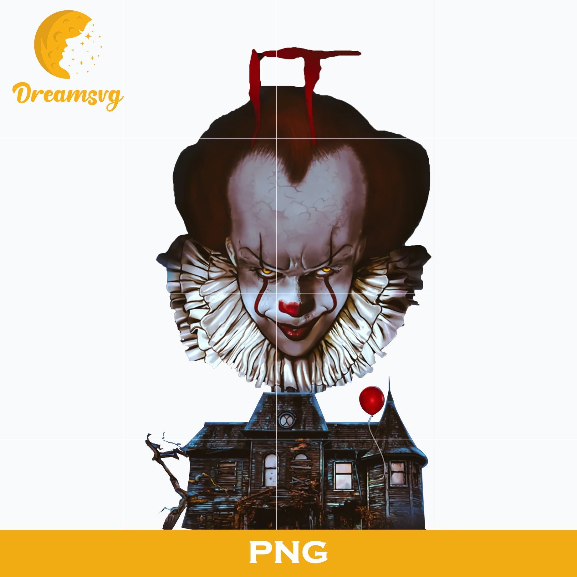 Pennywise Clown PNG, Pennywise Clown Halloween, It Png, Scary Halloween, Horror Characters, Halloween svg, png digital file.