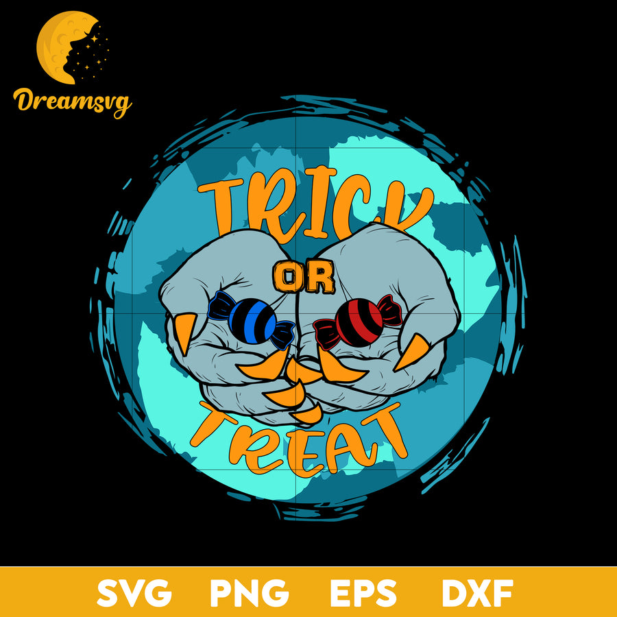 Trick or treat Candy Zombie svg, Halloween svg, png, dxf, eps digital file.