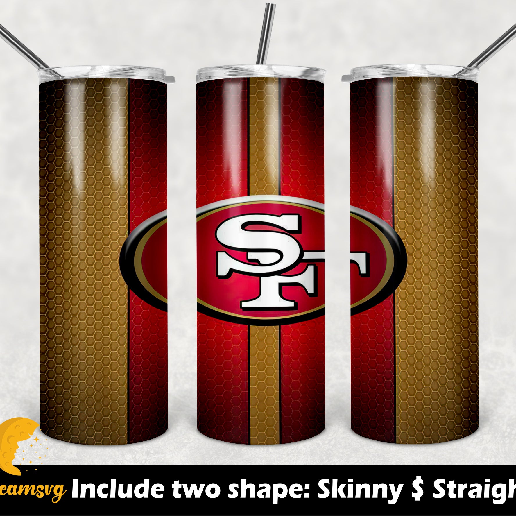 20 oz Skinny Tumbler NFL png,  Tumbler Wrap Sublimation Waterslide JPG Design Sublimation PNG Graphics Designs Instant Download