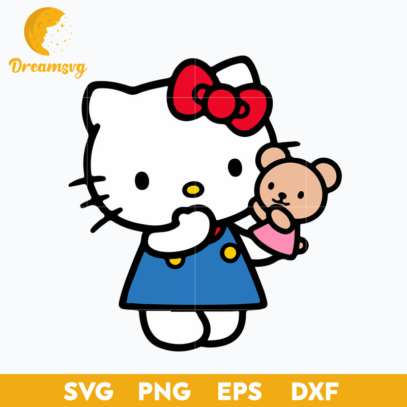 Hello Kitty Svg, Hello kitty characters, Hello Kitty cartoon svg, Cartoon svg, png, dxf, eps digital file