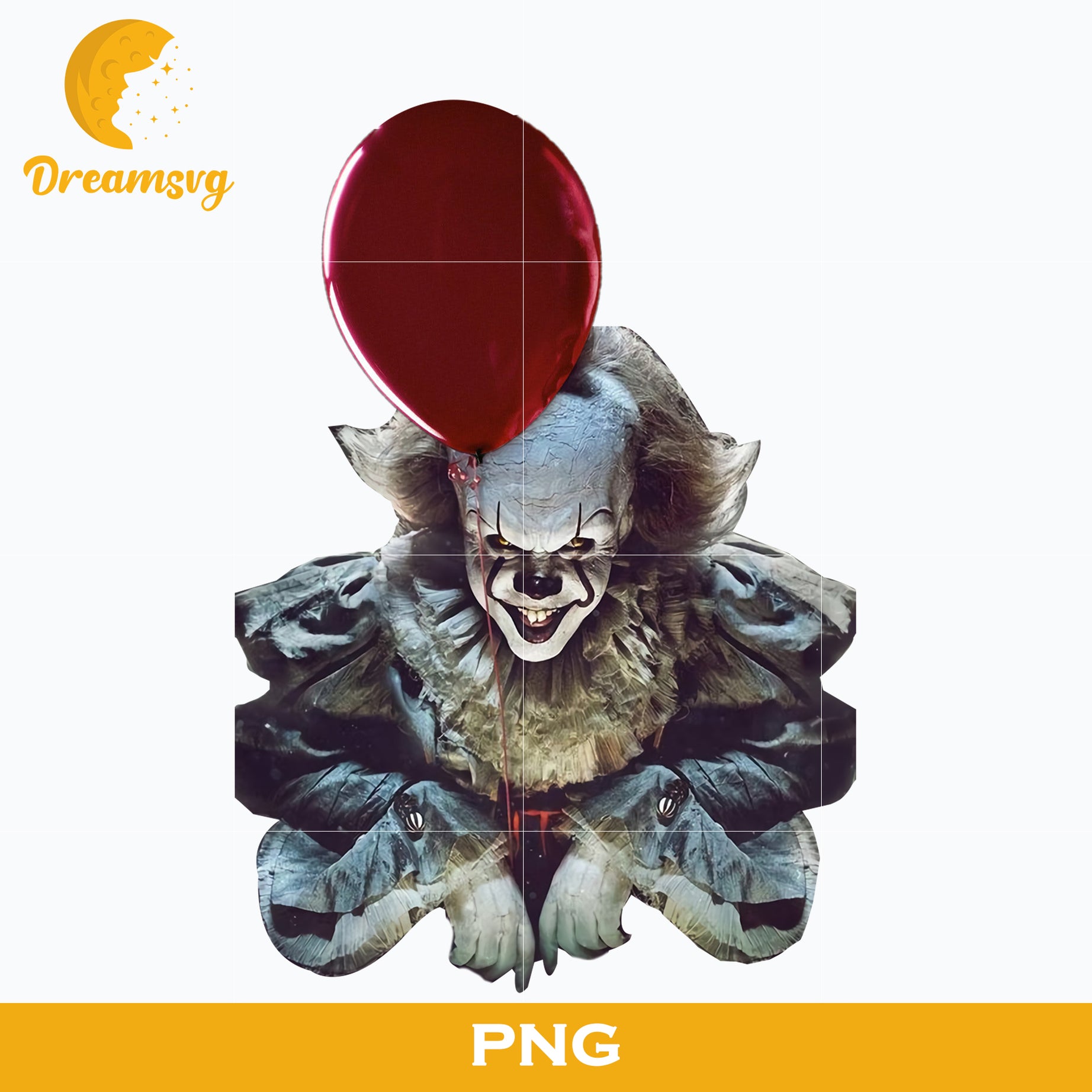 Pennywise Clown PNG, Pennywise Clown Halloween, It Png, Scary Halloween, Horror Characters, Halloween svg, png digital file.