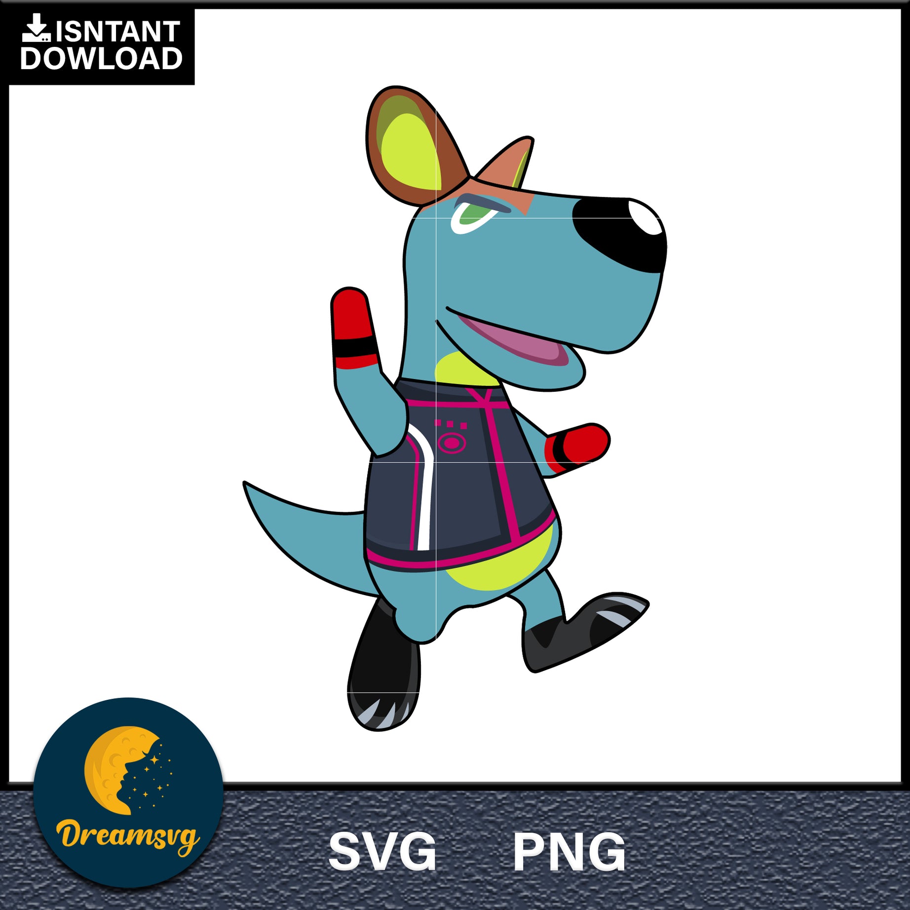 Rooney Animal Crossing Svg, Animal Crossing Svg, Animal Crossing Png, Cartoon svg, svg, png digital file