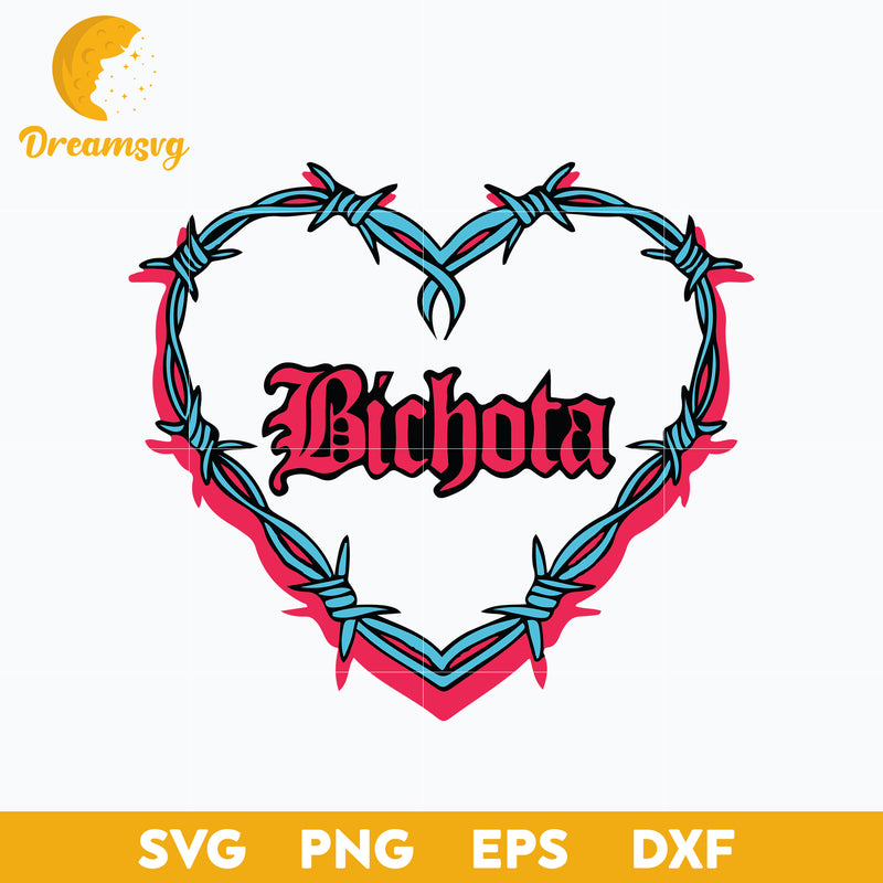 Bichota Karol G Svg, Bichota Karol G Heart, Bichota Svg, Png, Dxf, Eps Digital file