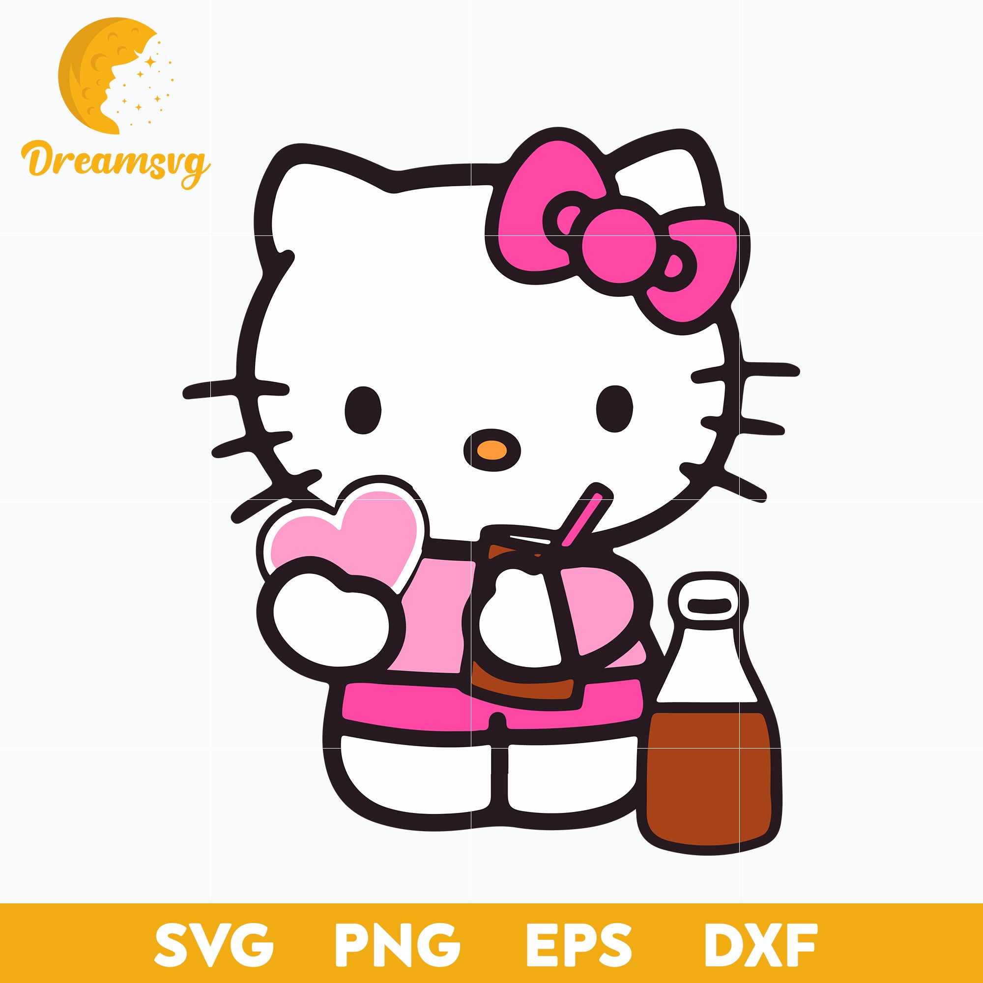 Hello Kitty Svg, Hello kitty characters, Hello Kitty cartoon svg, Cartoon svg, png, dxf, eps digital file