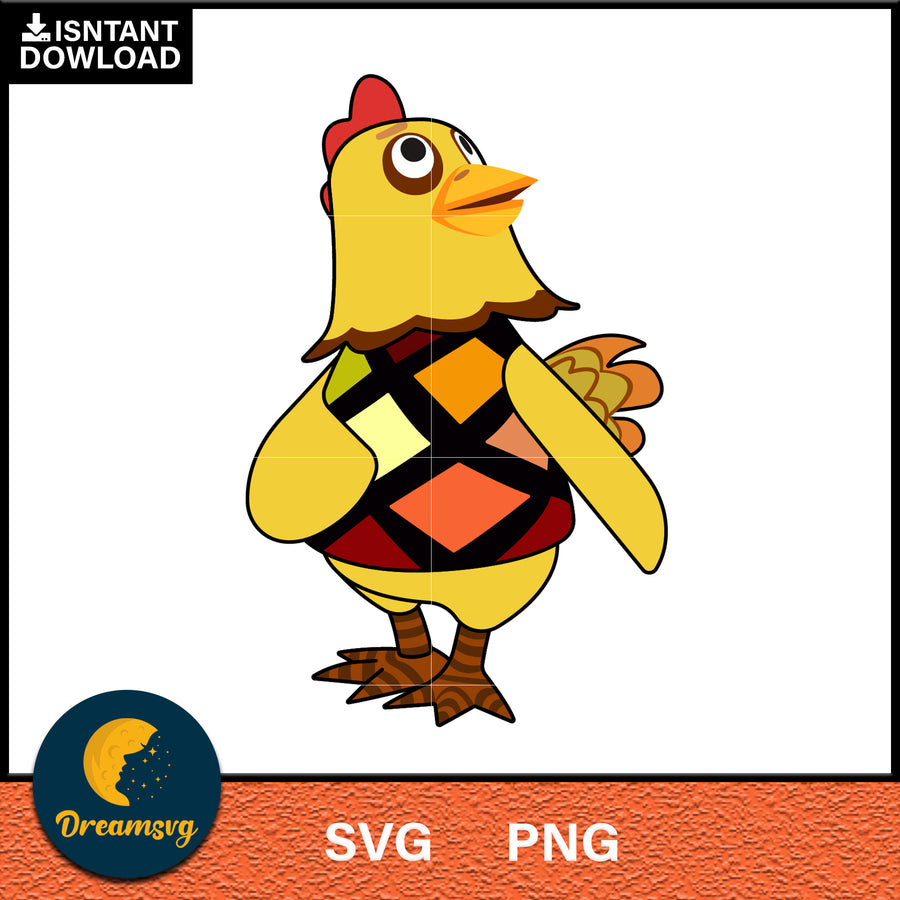 Egbert Animal Crossing Svg, Animal Crossing Svg, Animal Crossing Png, Cartoon svg, svg, png digital file