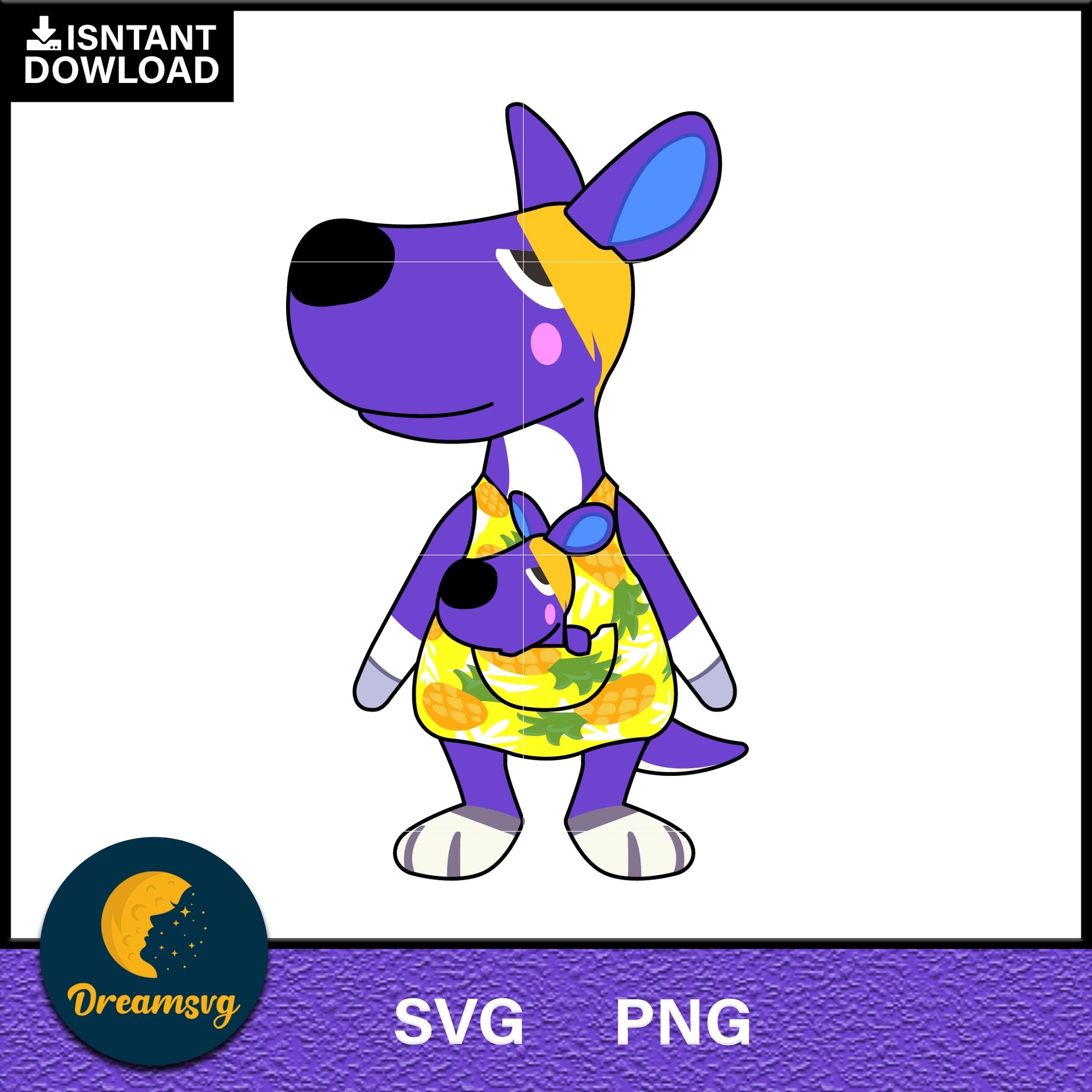 Sylvia Animal Crossing Svg, Animal Crossing Svg, Animal Crossing Png, Cartoon svg, svg, png digital file