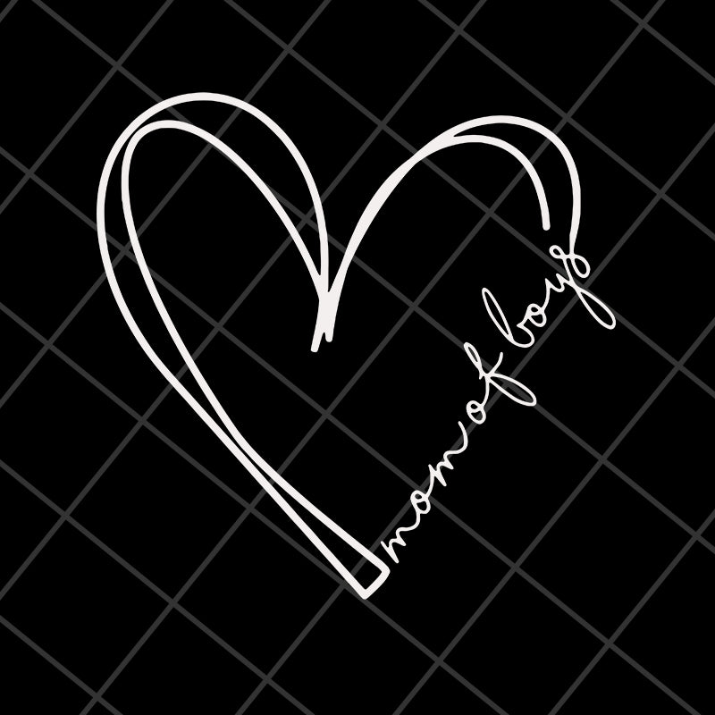 Mom of boys svg, Mother's day svg, eps, png, dxf digital file MTD20042108