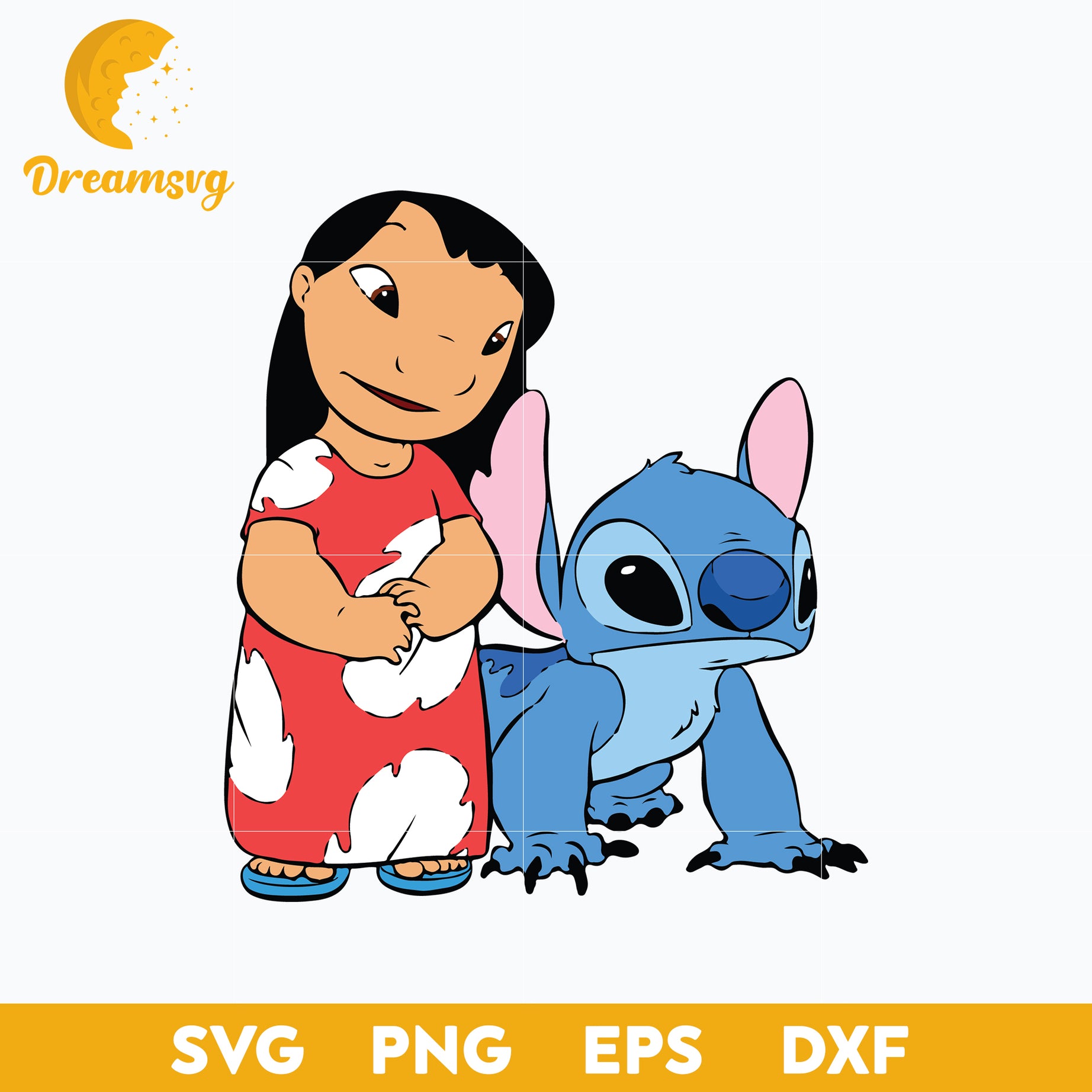 Lilo and Stitch SVG, Stitch SVG, Cartoon SVG, PNG, DXF, EPS Digital File ST002446