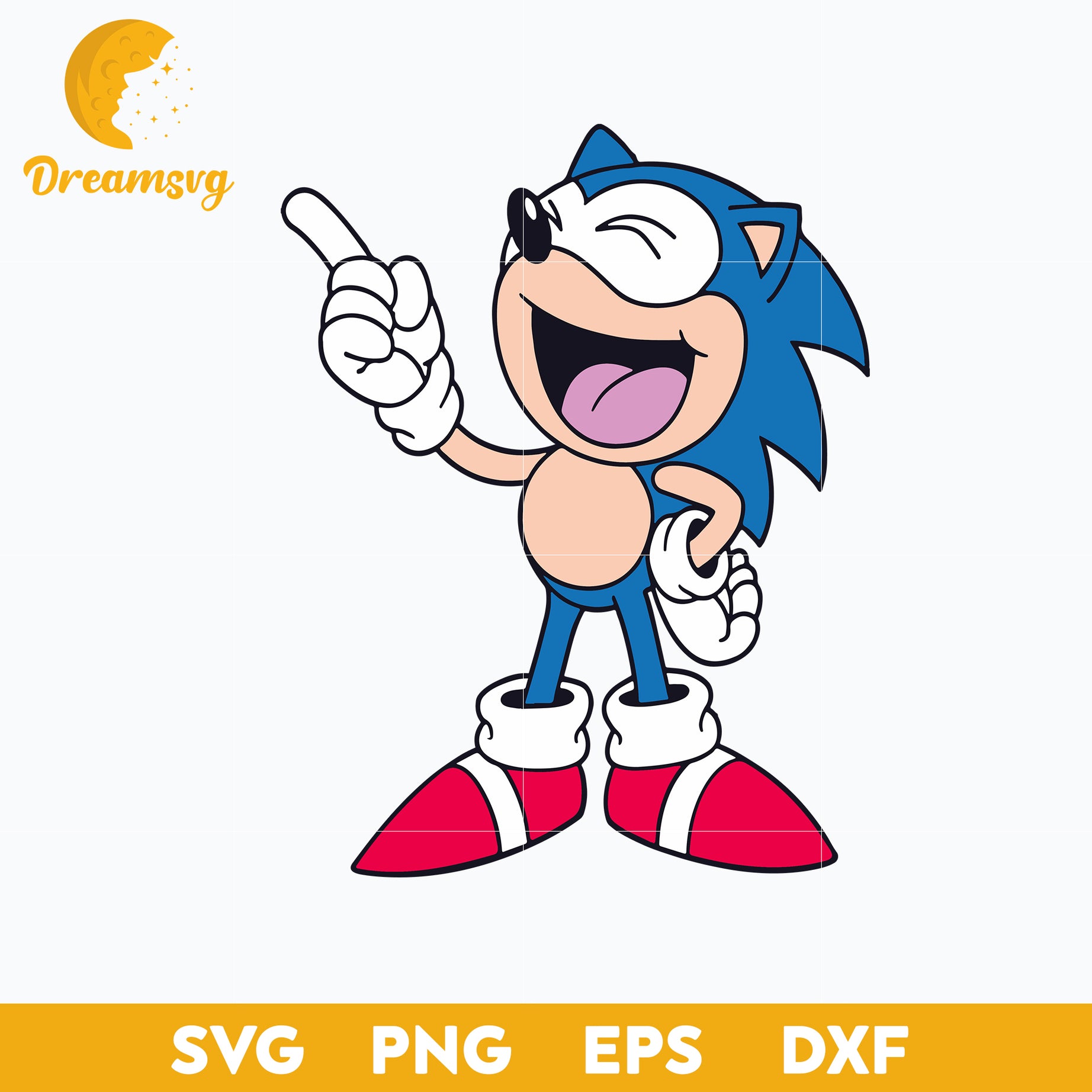 The Hedgehog Svg, Sonic Svg, Sonic Head Svg, Face Svg, Characters SVG, Cut files for Cricut, Cartoon svg, png, dxf, eps file.