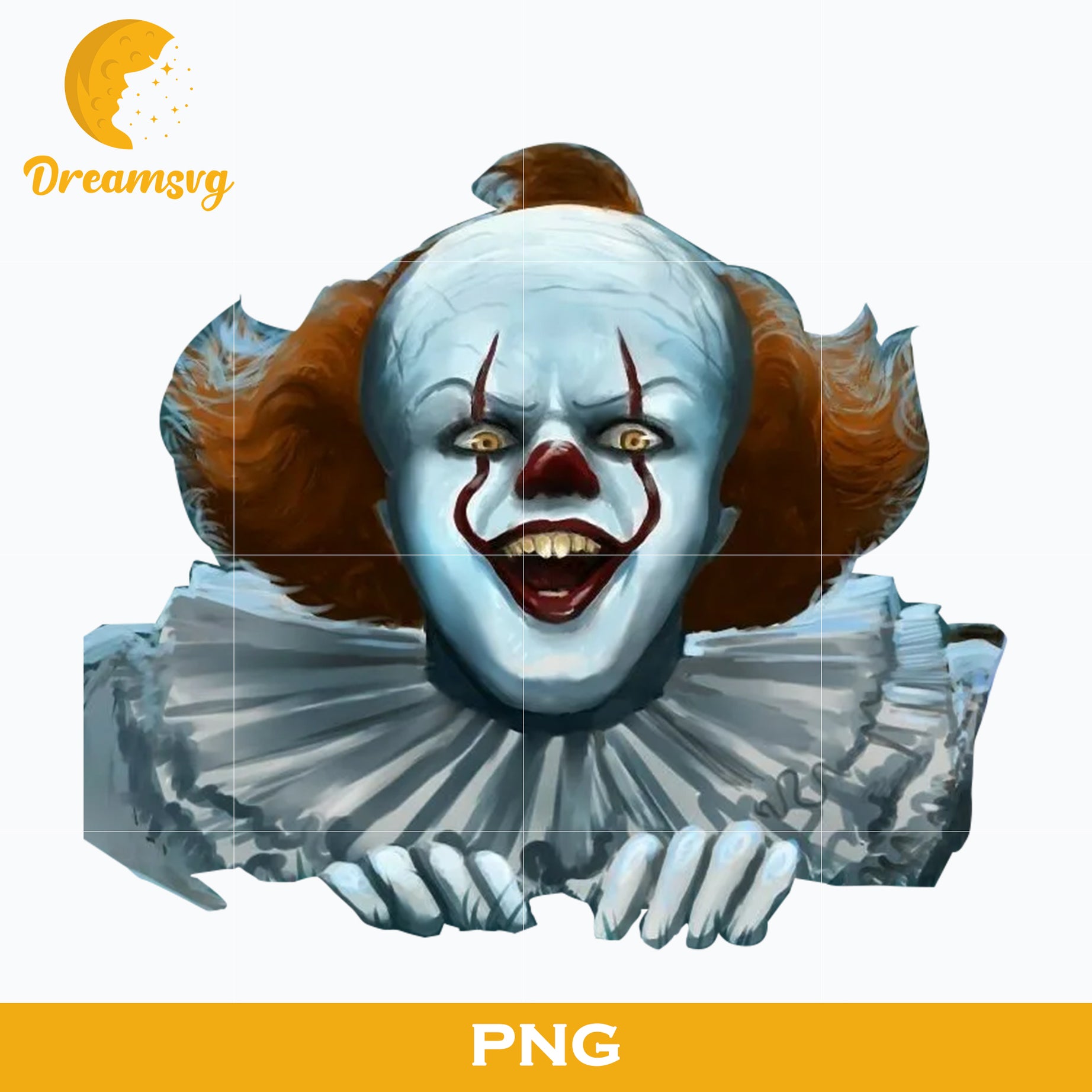 Pennywise Clown PNG, Pennywise Clown Halloween, It Png, Scary Halloween, Horror Characters, Halloween svg, png digital file.