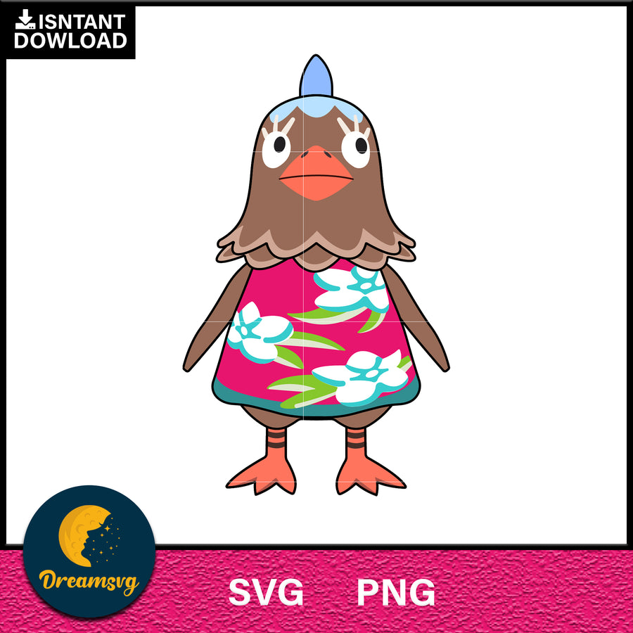 Plucky Animal Crossing Svg, Animal Crossing Svg, Animal Crossing Png, Cartoon svg, svg, png digital file
