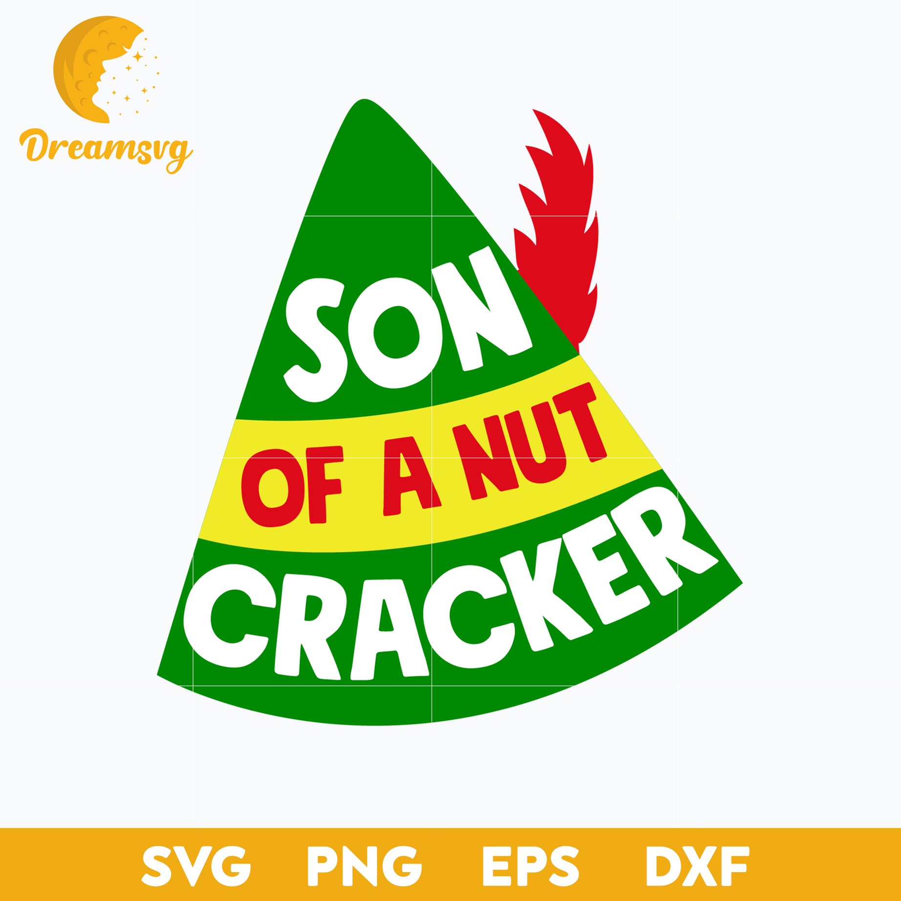 Son Of A Nut Cracker Elf Christmas SVG Digital File