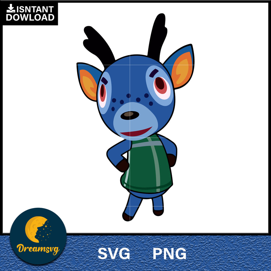 Bam Animal Crossing Svg, Animal Crossing Svg, Animal Crossing Png, Cartoon svg, svg, png digital file