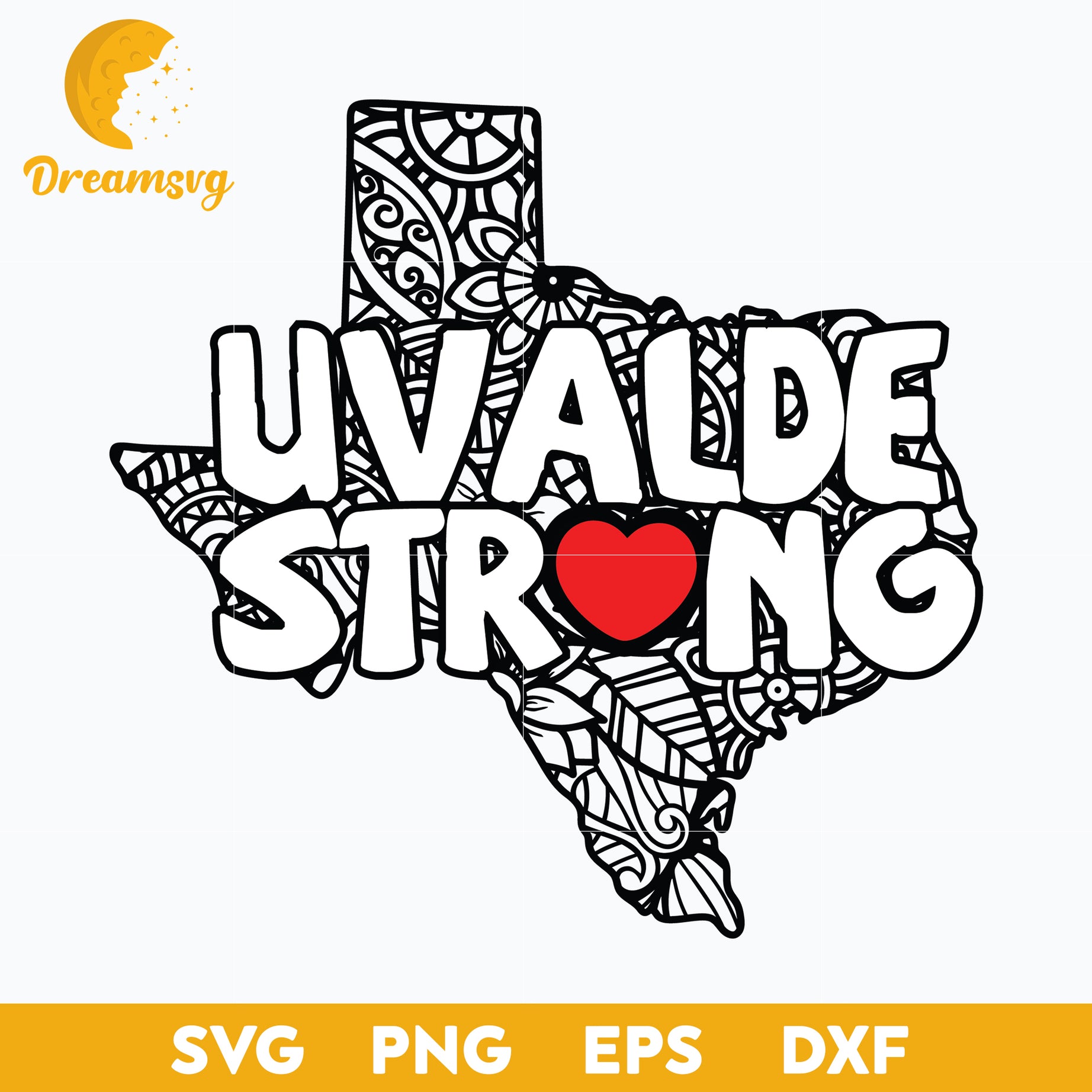 Uvalde Strong Svg, Uvalde Svg, Pray For Uvalde Svg, Uvalde Texas Svg, Pray For Texas Svg, Png, Dxf, Eps Digital File.