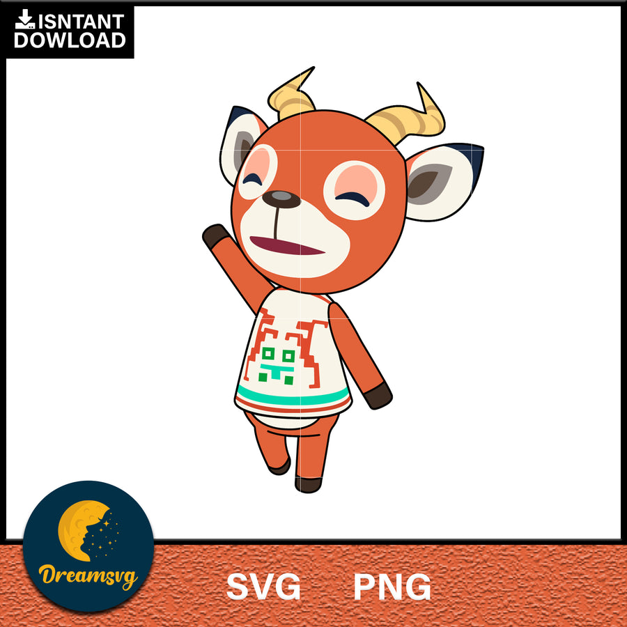 Beau Animal Crossing Svg, Animal Crossing Svg, Animal Crossing Png, Cartoon svg, svg, png digital file