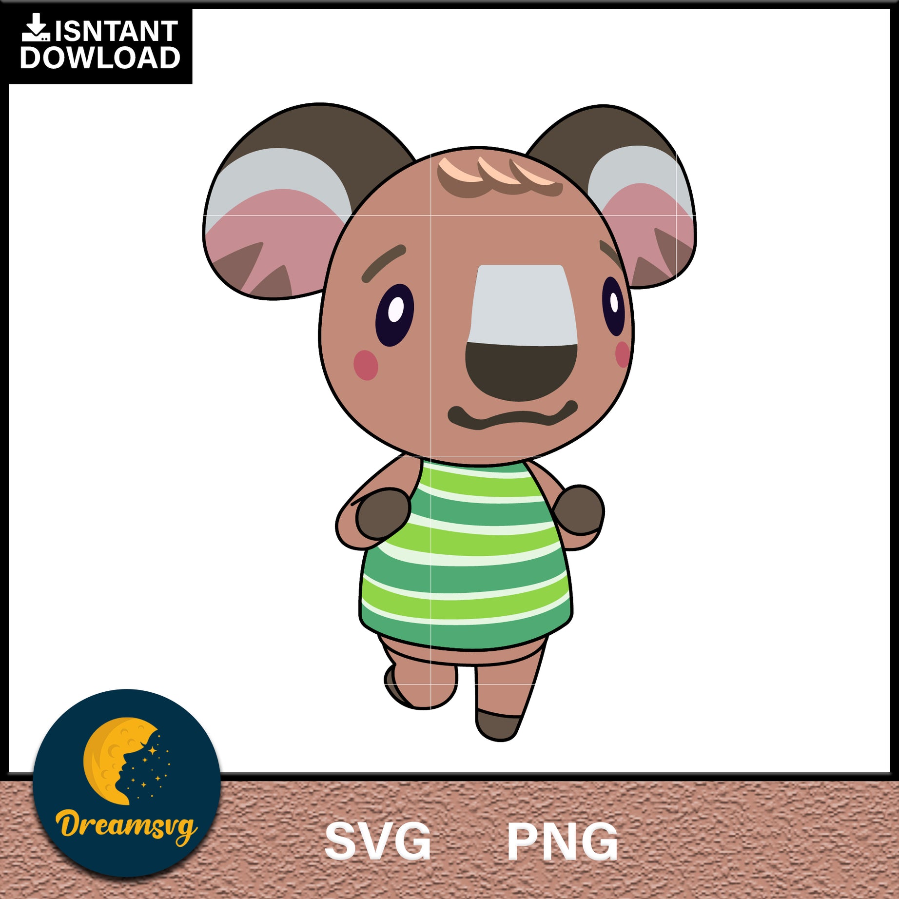 Melba Animal Crossing Svg, Animal Crossing Svg, Animal Crossing Png, Cartoon svg, svg, png digital file