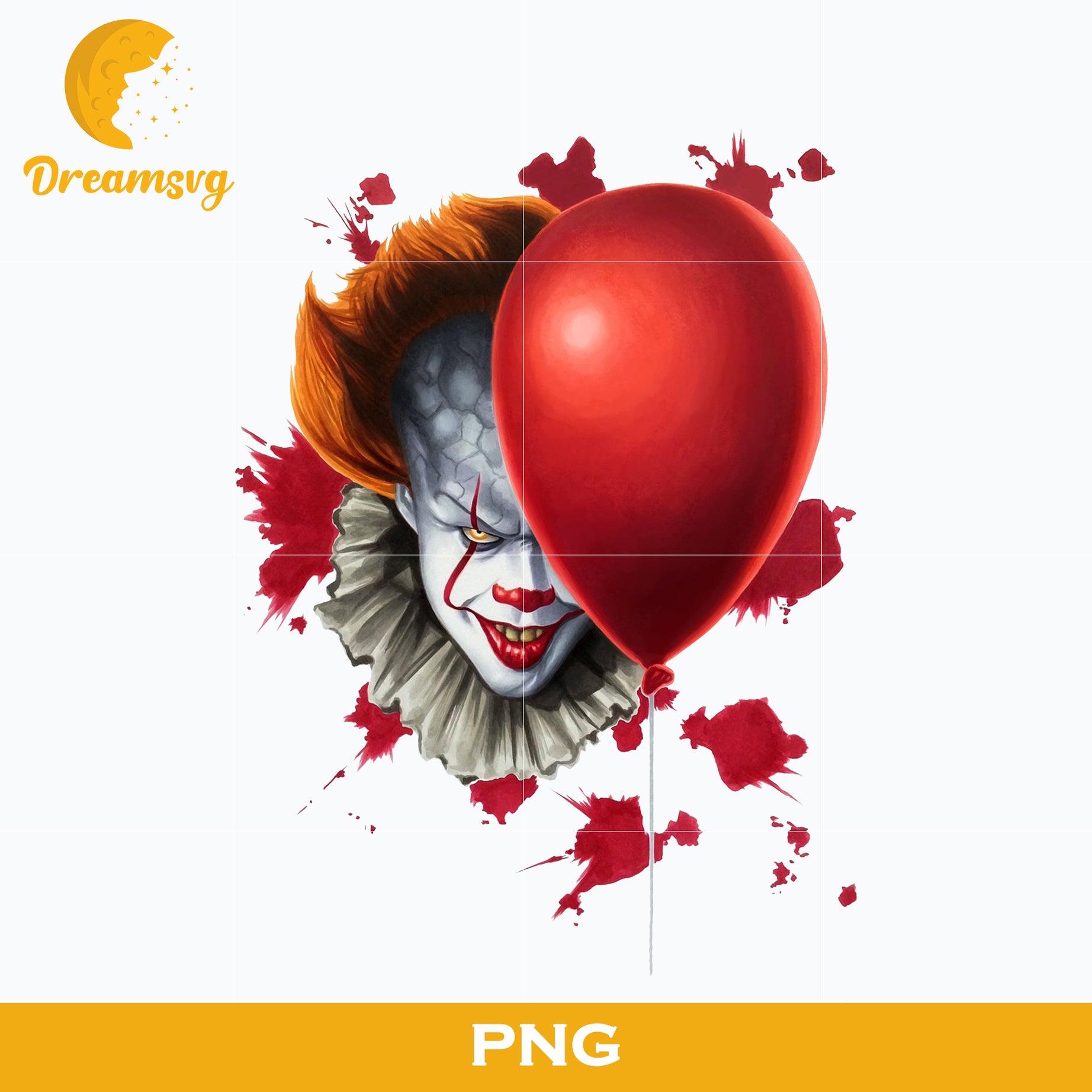 Pennywise Clown PNG, Pennywise Clown Halloween, It Png, Scary Halloween, Horror Characters, Halloween svg, png digital file.
