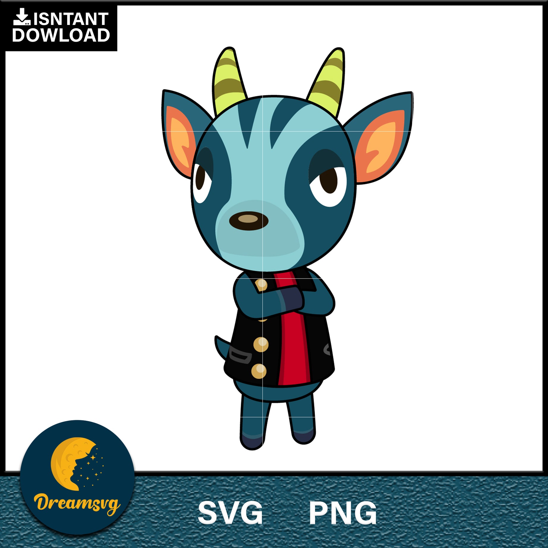 Bruce Animal Crossing Svg, Animal Crossing Svg, Animal Crossing Png, Cartoon svg, svg, png digital file
