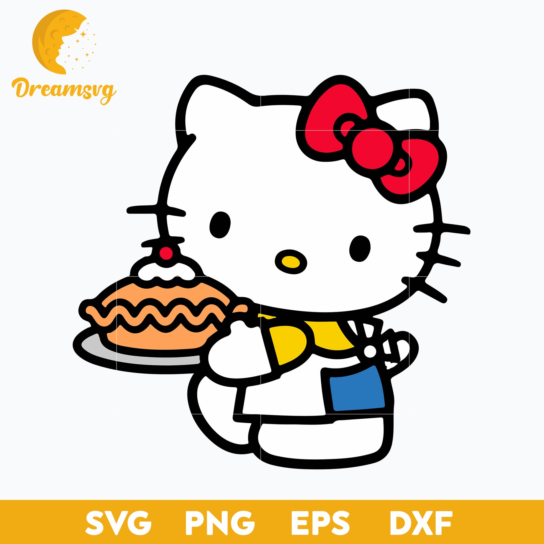 Hello Kitty Svg, Hello kitty characters, Hello Kitty cartoon svg, Cartoon svg, png, dxf, eps digital file