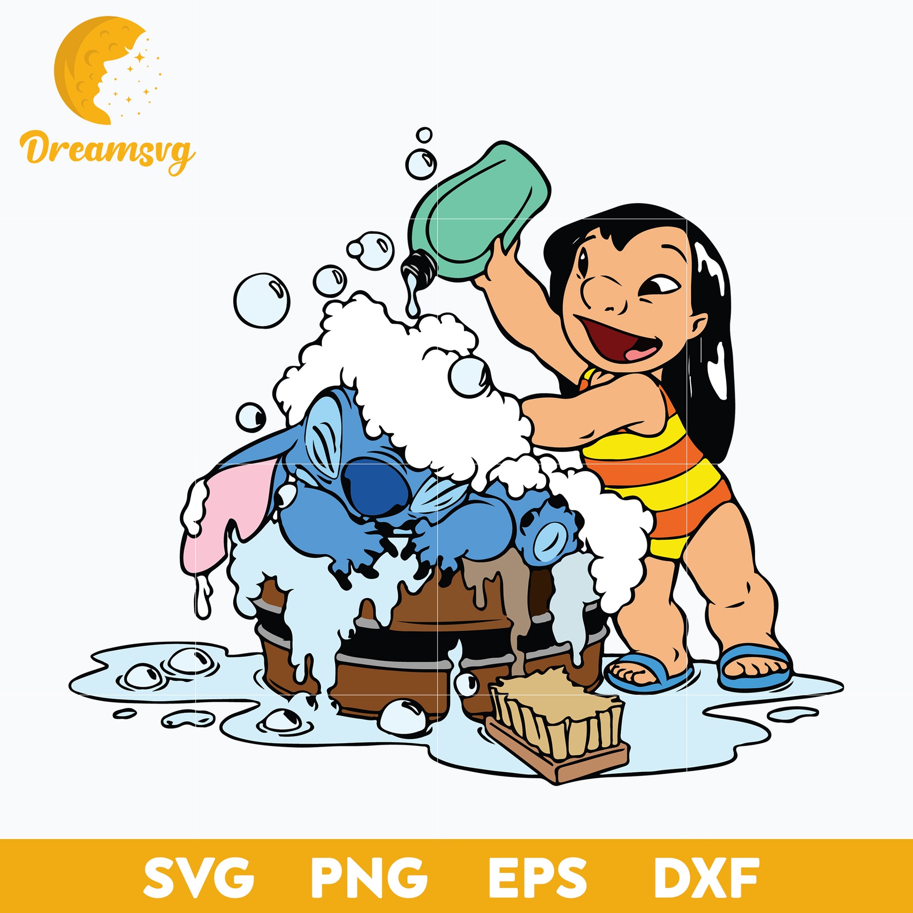 Lilo and Stitch SVG, Stitch Cartoon SVG, PNG, DXF, EPS Digital File ST002458