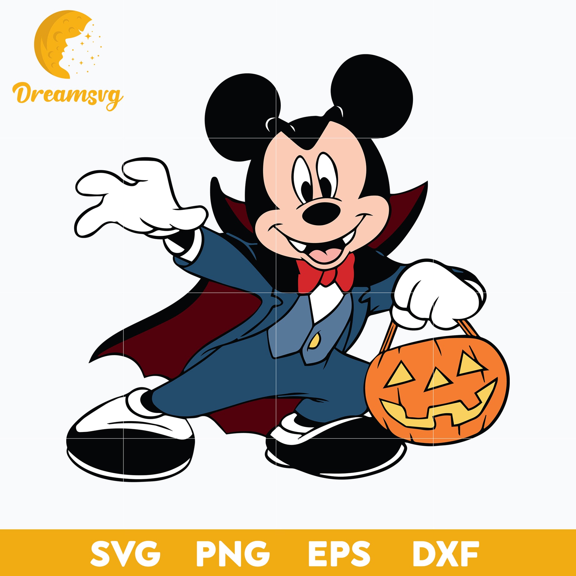 Mickey Mouse Halloween Svg, Mickey Svg, Halloween Svg, png, dxf, eps digital file.