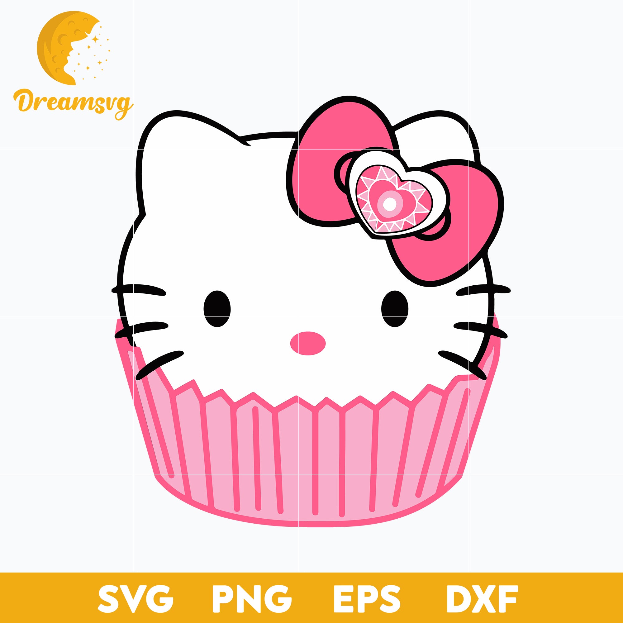 Hello Kitty Svg, Hello kitty characters, Hello Kitty cartoon svg, Cartoon svg, png, dxf, eps digital file