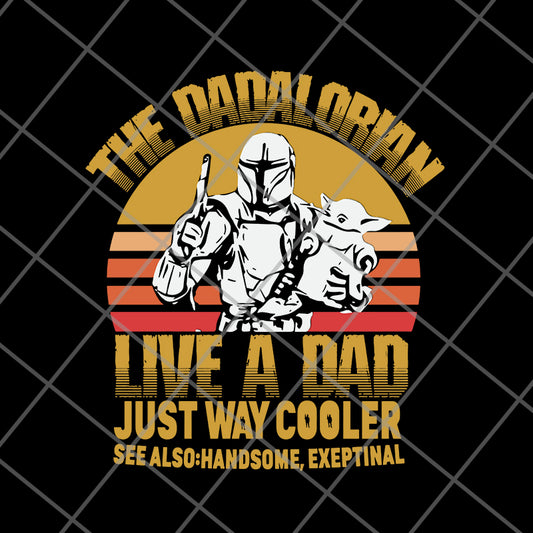 the dadalorian svg, png, dxf, eps digital file FTD20052120