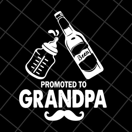 Promoted to grandpa svg, Fathers day svg, png, dxf, eps digital file FTD04052103