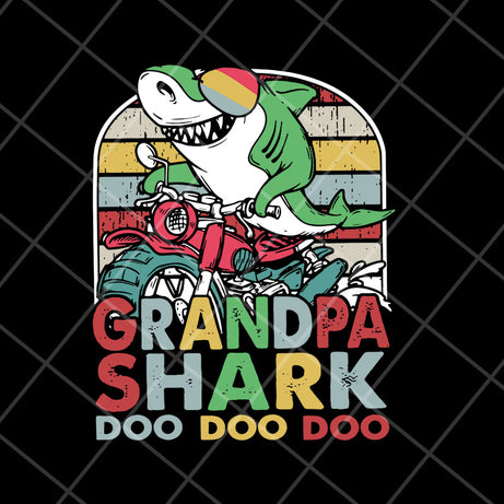 grandpa shark svg, png, dxf, eps digital file FTD15052120