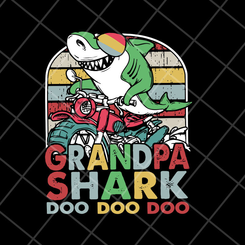 grandpa shark svg, png, dxf, eps digital file FTD15052120