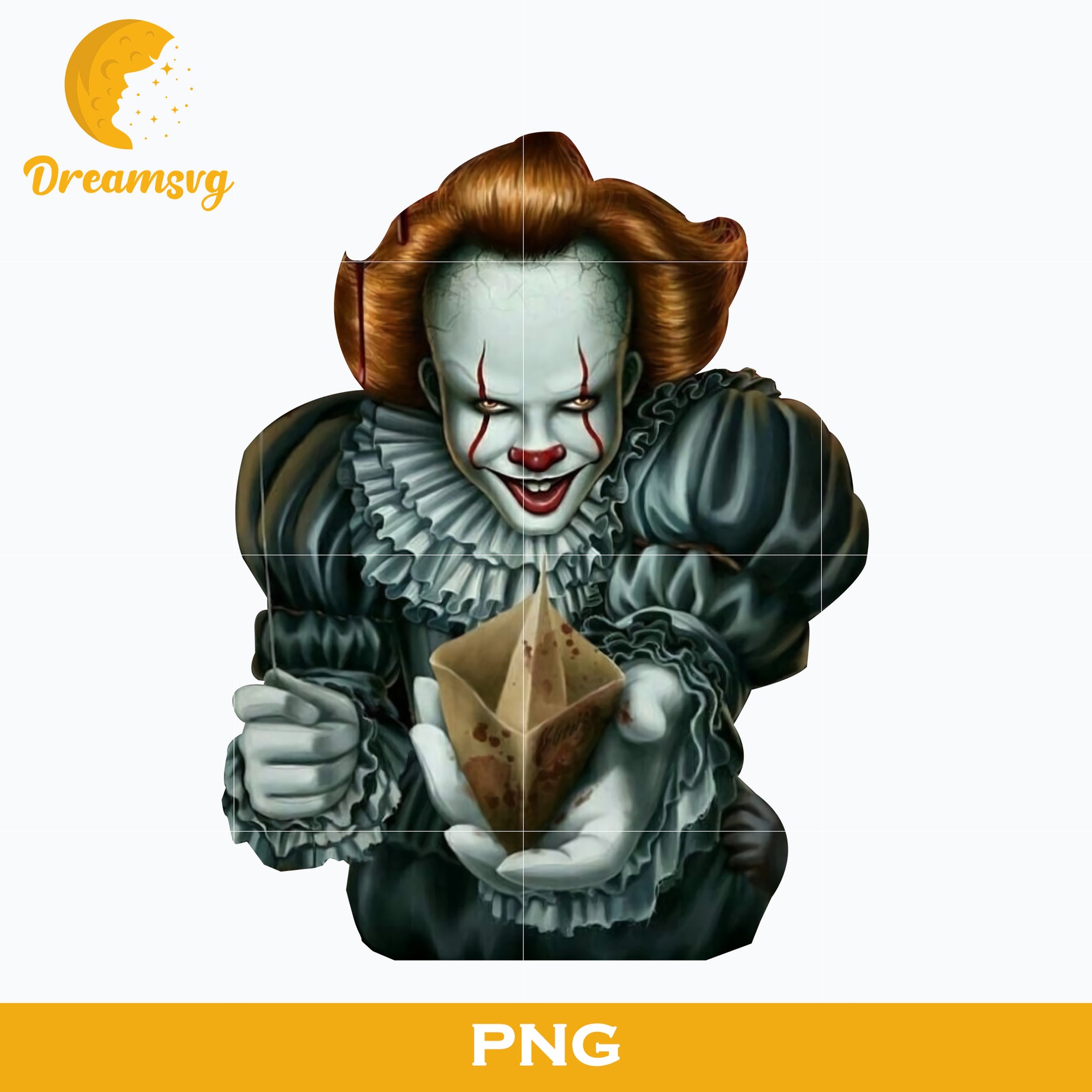Pennywise Clown PNG, Pennywise Clown Halloween, It Png, Scary Halloween, Horror Characters, Halloween svg, png digital file.