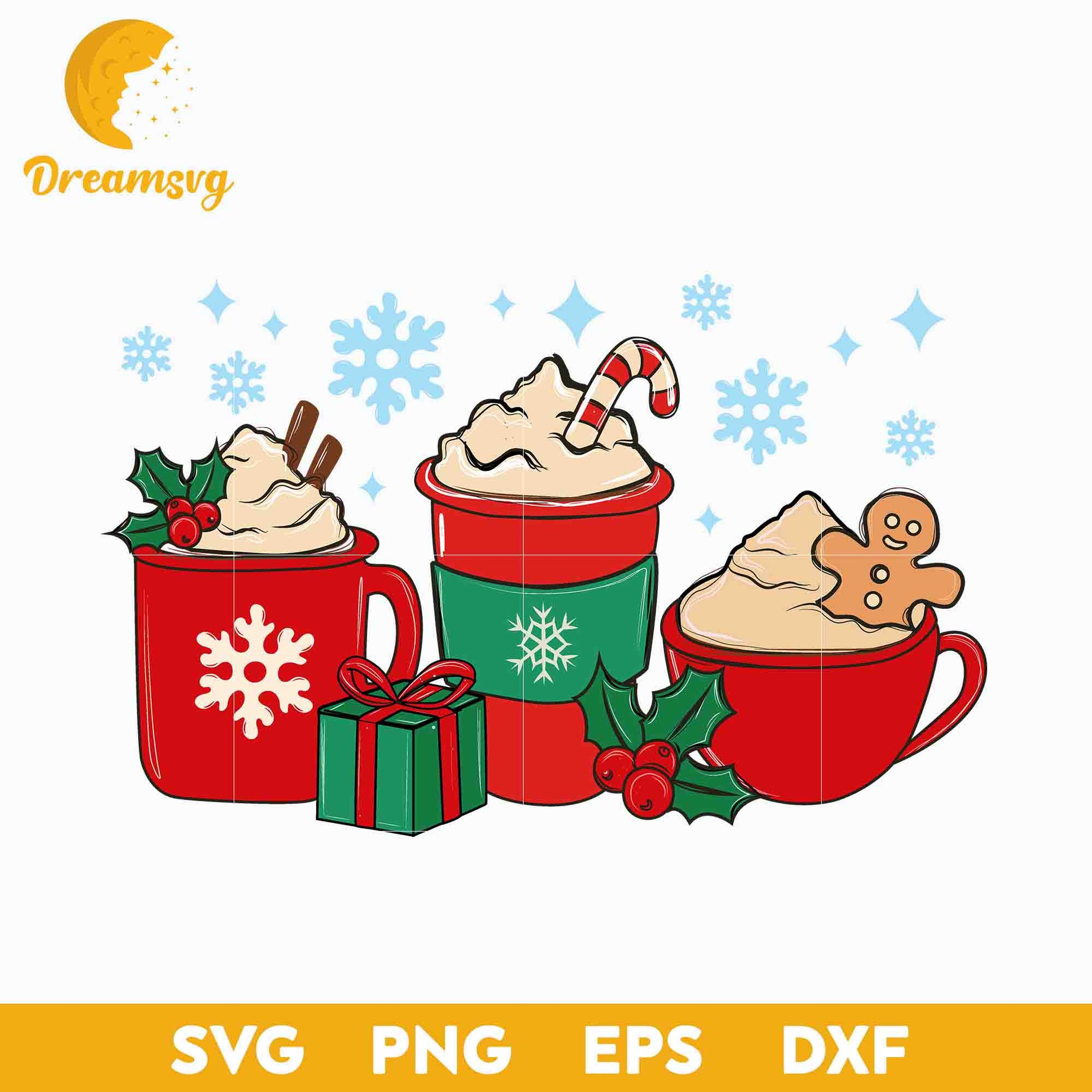 Christmas Coffee Mug Sublimation SVG, Christmas SVG.