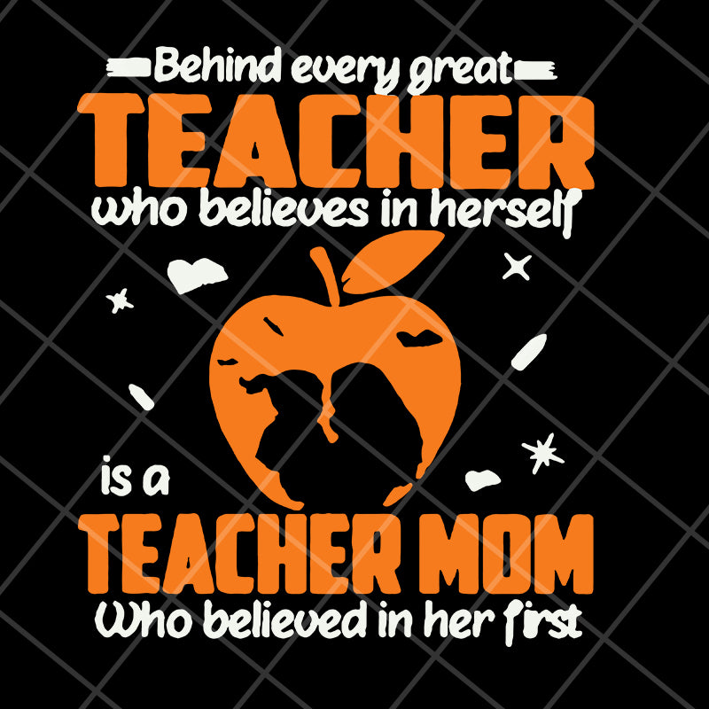 Teacher mom svg, Mother's day svg, eps, png, dxf digital file MTD15042109