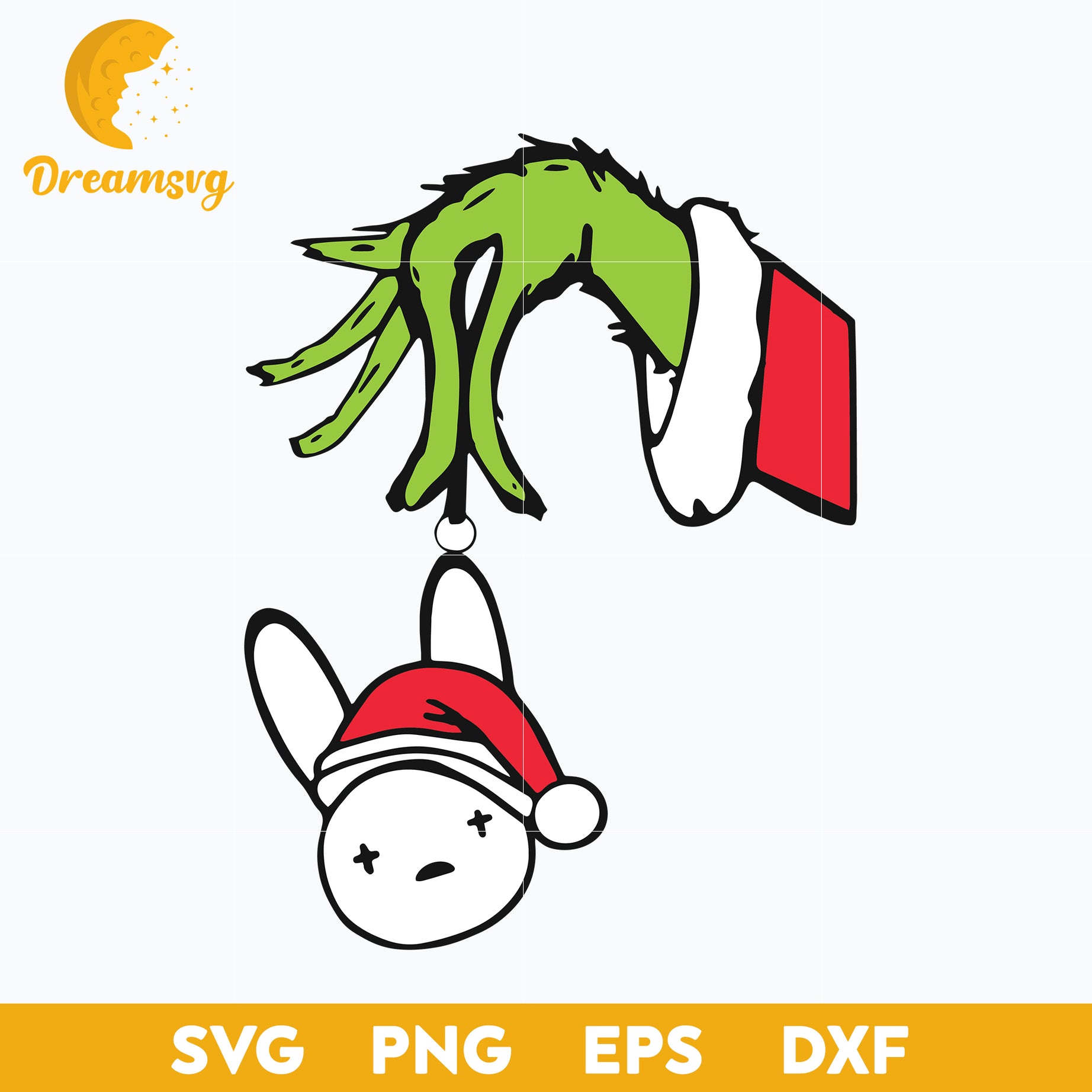 Grinch Decorations Bad Bunny Christmas SVG, Christmas SVG.