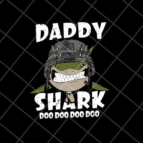 Daddy Shark Doo Doo Army Dad svg, png, dxf, eps digital file FTD1005220