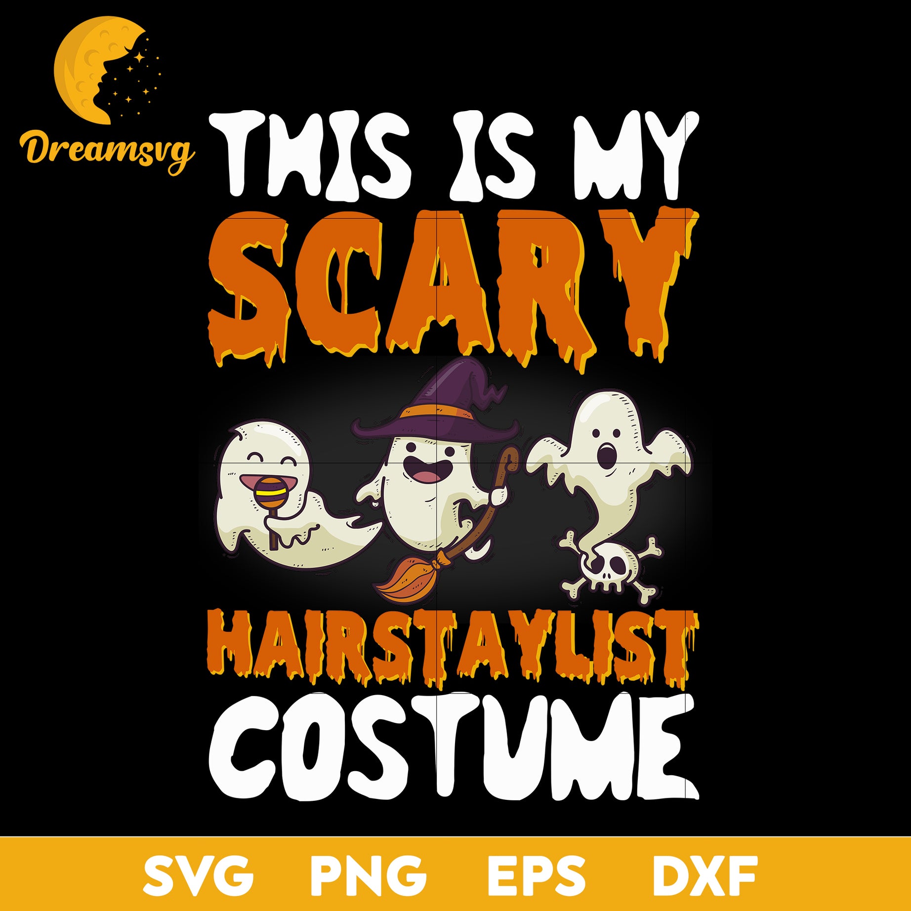 This is my scary hairtaylist costume svg, Halloween svg, png, dxf, eps digital file.