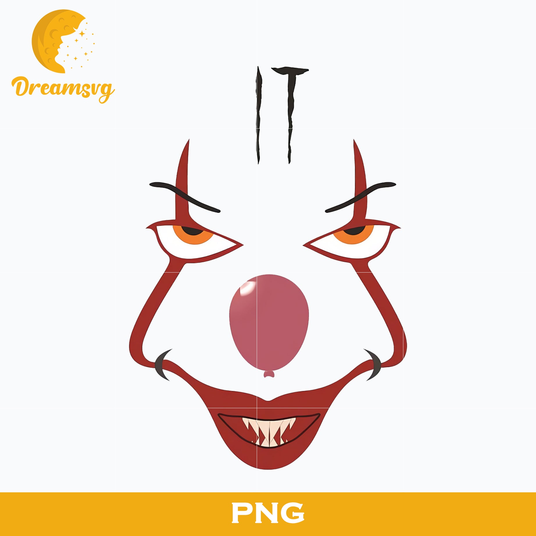 Pennywise Clown PNG, Pennywise Clown Halloween, It Png, Scary Halloween, Horror Characters, Halloween svg, png digital file.