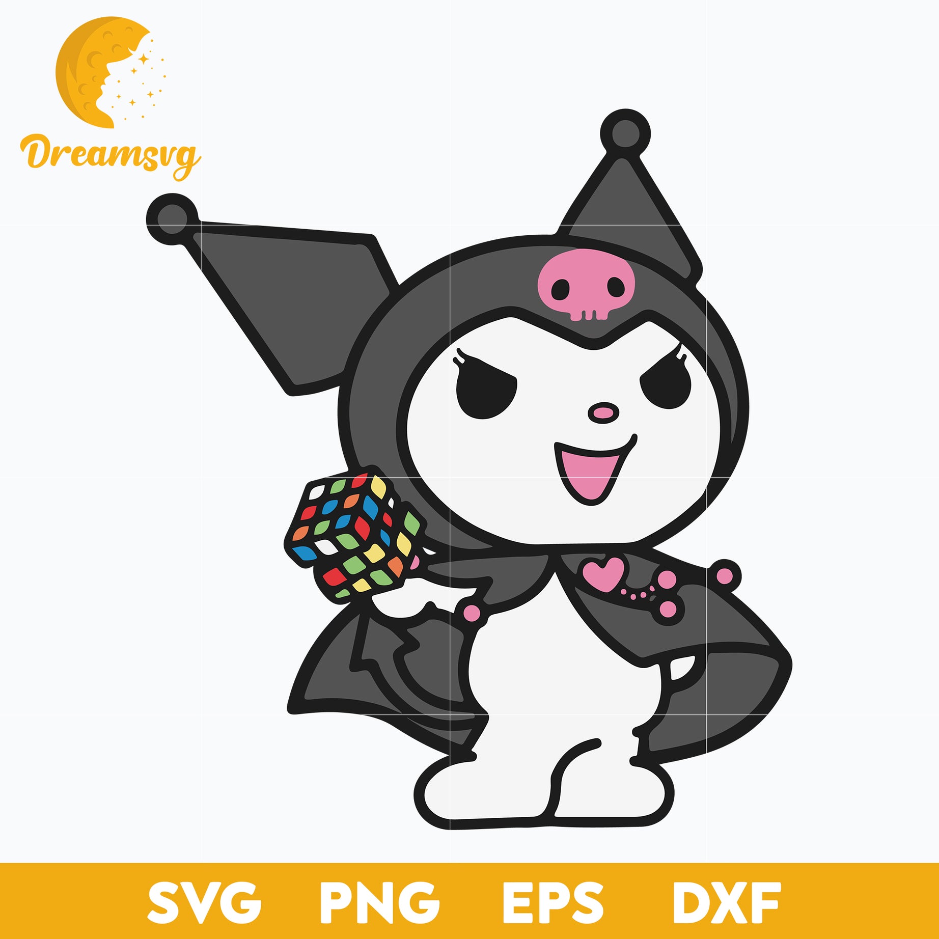 Hello Kitty Halloween Svg, Hello Kitty svg, Hello kitty characters, Halloween svg, png, dxf, eps digital file
