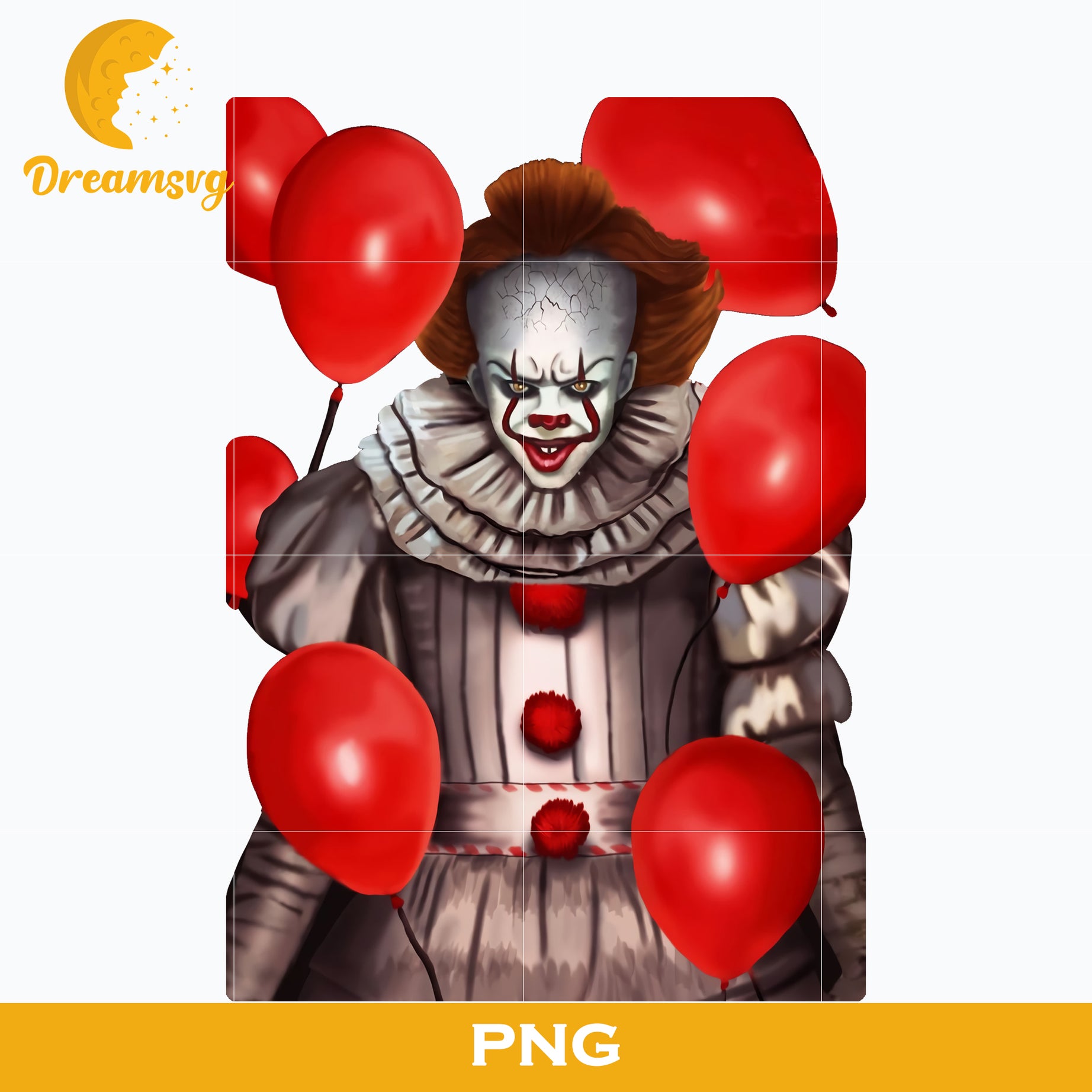 Pennywise Clown PNG, Pennywise Clown Halloween, It Png, Scary Halloween, Horror Characters, Halloween svg, png digital file.