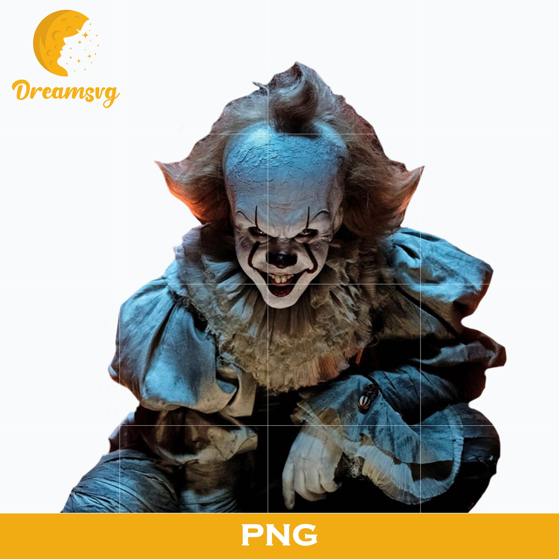 Pennywise Clown PNG, Pennywise Clown Halloween, It Png, Scary Halloween, Horror Characters, Halloween svg, png digital file.