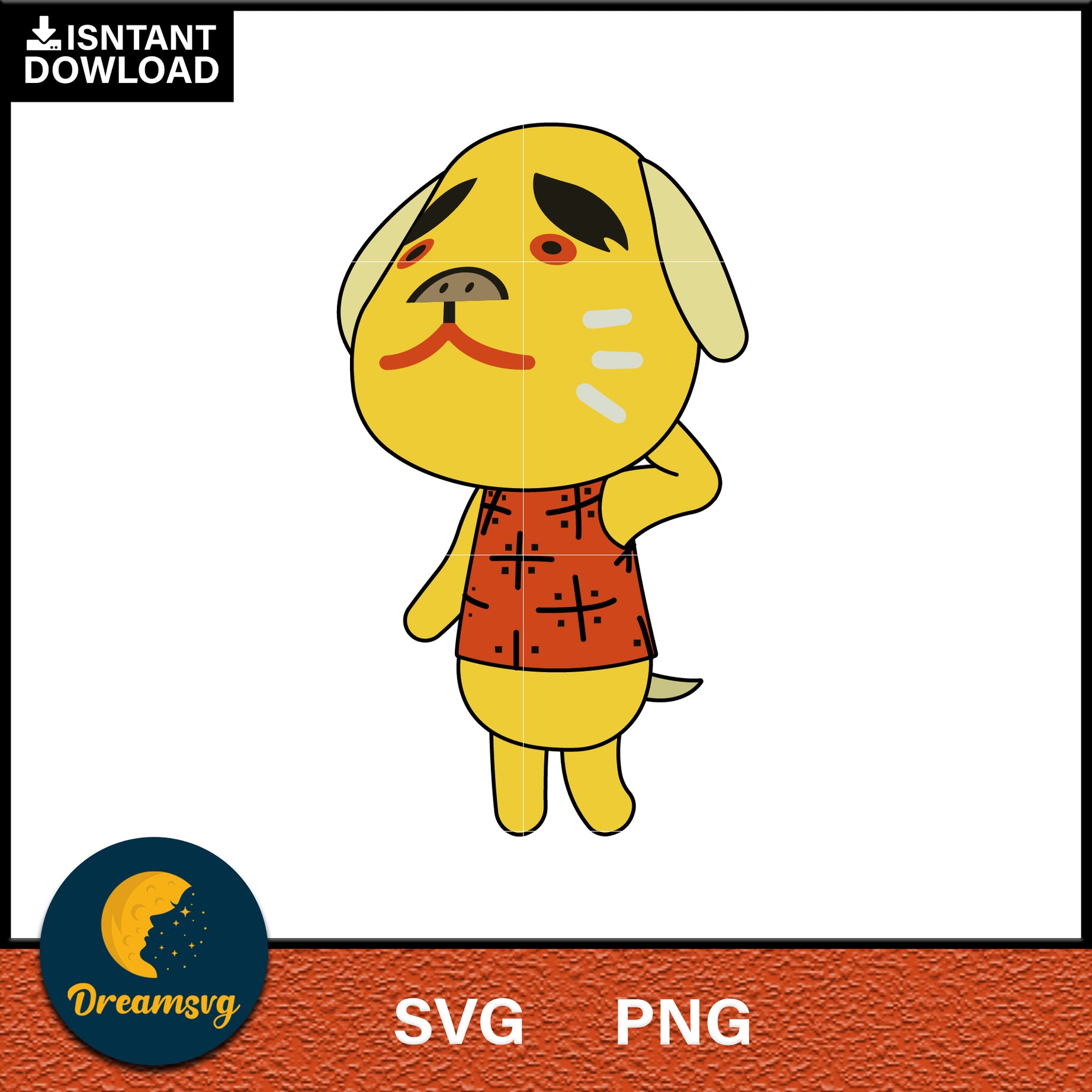 Benjamin Animal Crossing Svg, Animal Crossing Svg, Animal Crossing Png, Cartoon svg, svg, png digital file